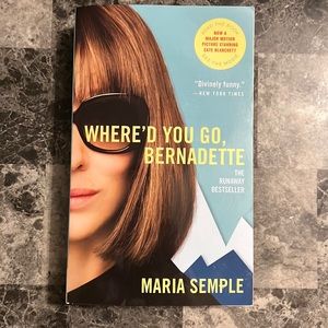 Where’d you go, Bernadette - paperback book